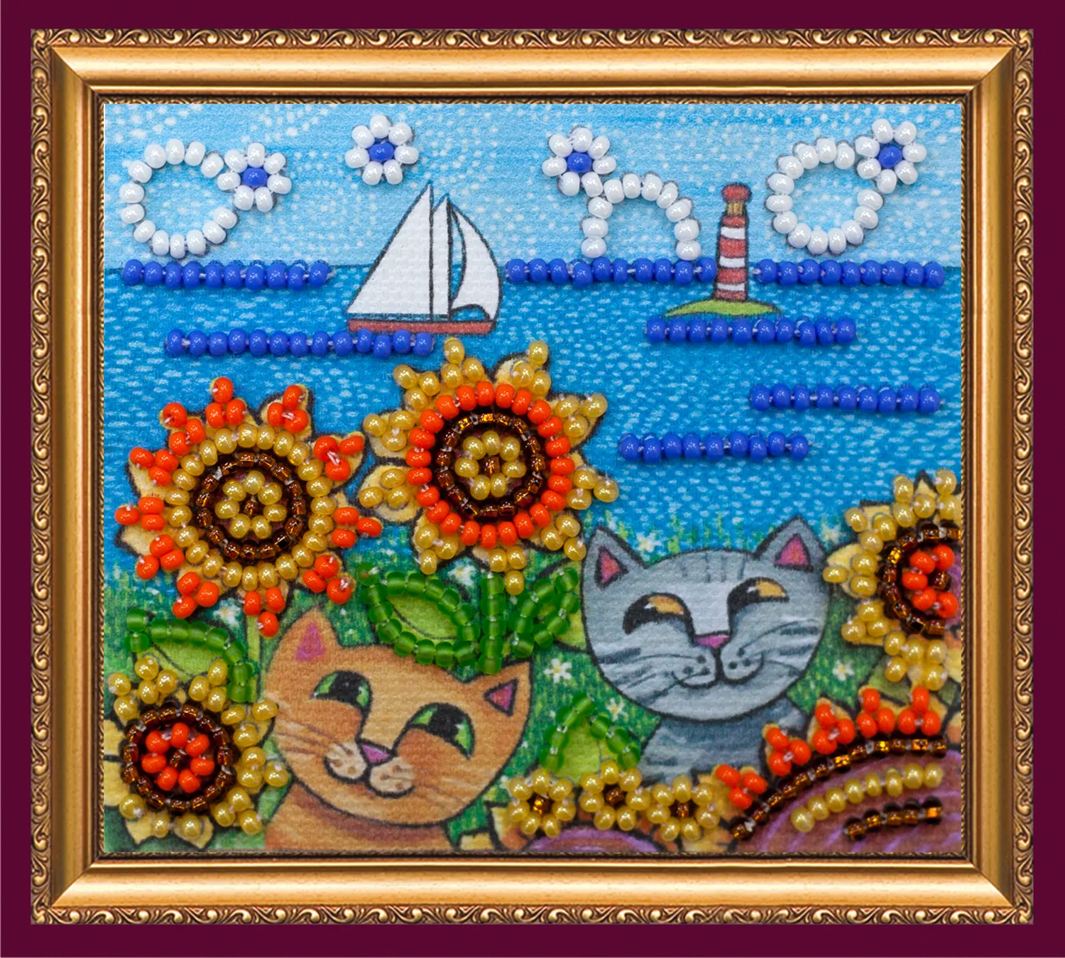 Magnets Bead Embroidery Kit Magnets Bead embroidery kit A holiday romance