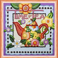Bead Embroidery Kit Mini Bead embroidery kit Teatime