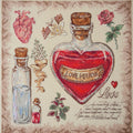 Cross Stitch Kit Cross-stitch kits Recipe for love