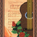 Bead Embroidery Kit Main Bead Embroidery Kit Andante (Musical display)