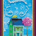 Postcards Bead Embroidery Kit Postcard Bead embroidery kit Happy housewarming – 1