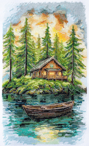 Cross Stitch Kit Cross-stitch kits Silence in tha forest