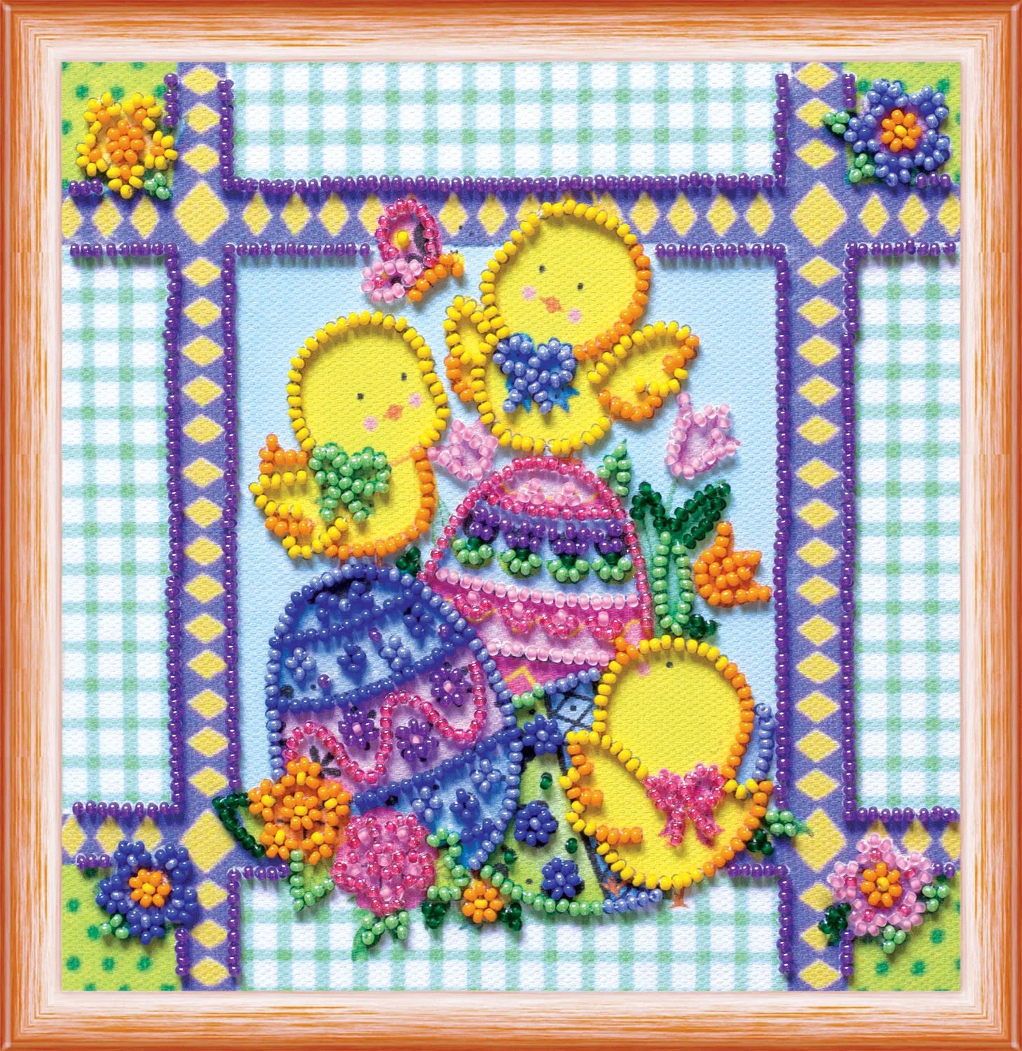Bead Embroidery Kit Mini Bead embroidery kit Easter patterns