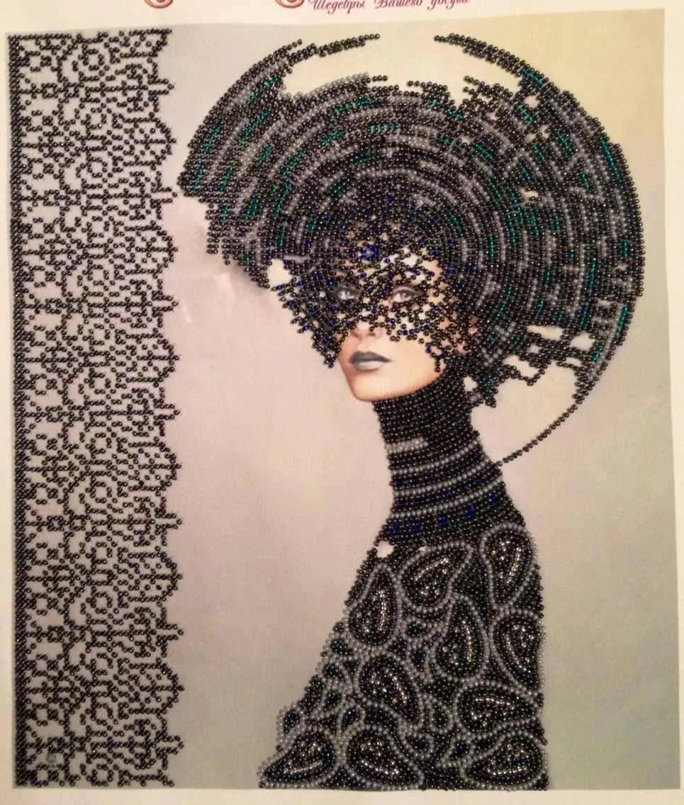 Bead Embroidery Kit Main Bead Embroidery Kit Morgana