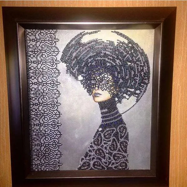 Bead Embroidery Kit Main Bead Embroidery Kit Morgana