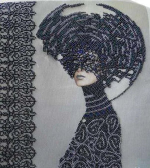 Bead Embroidery Kit Main Bead Embroidery Kit Morgana