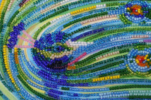 Bead Embroidery Kit Main Bead Embroidery Kit Emerald whirlpool