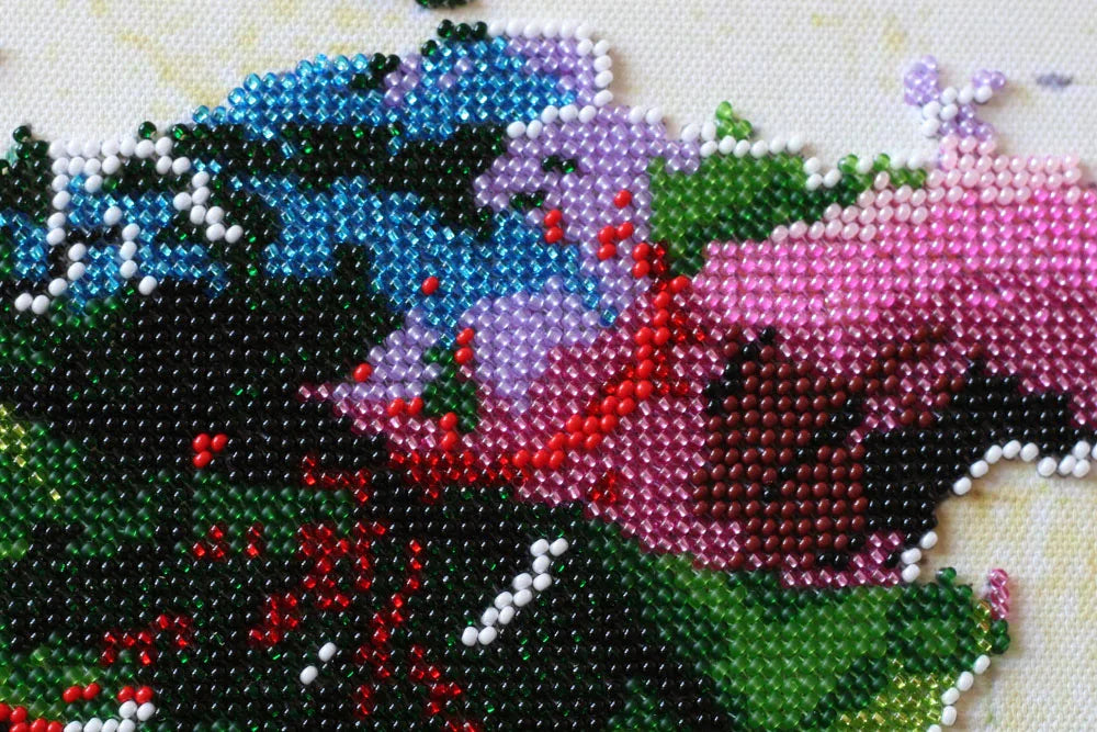 Bead Embroidery Kit Main Bead Embroidery Kit World map - 3