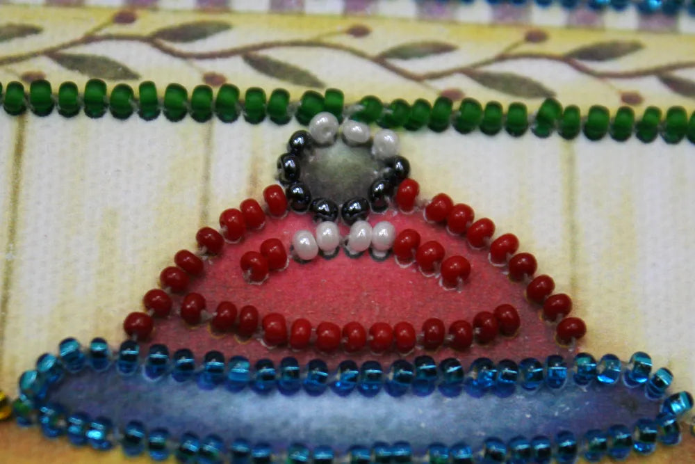 Bead Embroidery Kit Mini Bead embroidery kit Tea-party