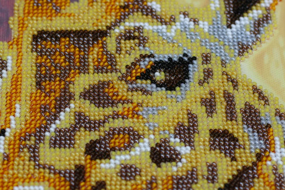 Bead Embroidery Kit Main Bead Embroidery Kit Giraffes