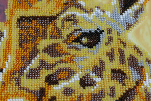 Bead Embroidery Kit Main Bead Embroidery Kit Giraffes