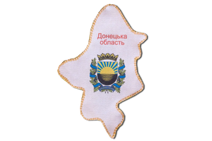 Magnets Bead Embroidery Kit Kits for embroidery with beads magnets "Map of Ukraine" Donetsk region