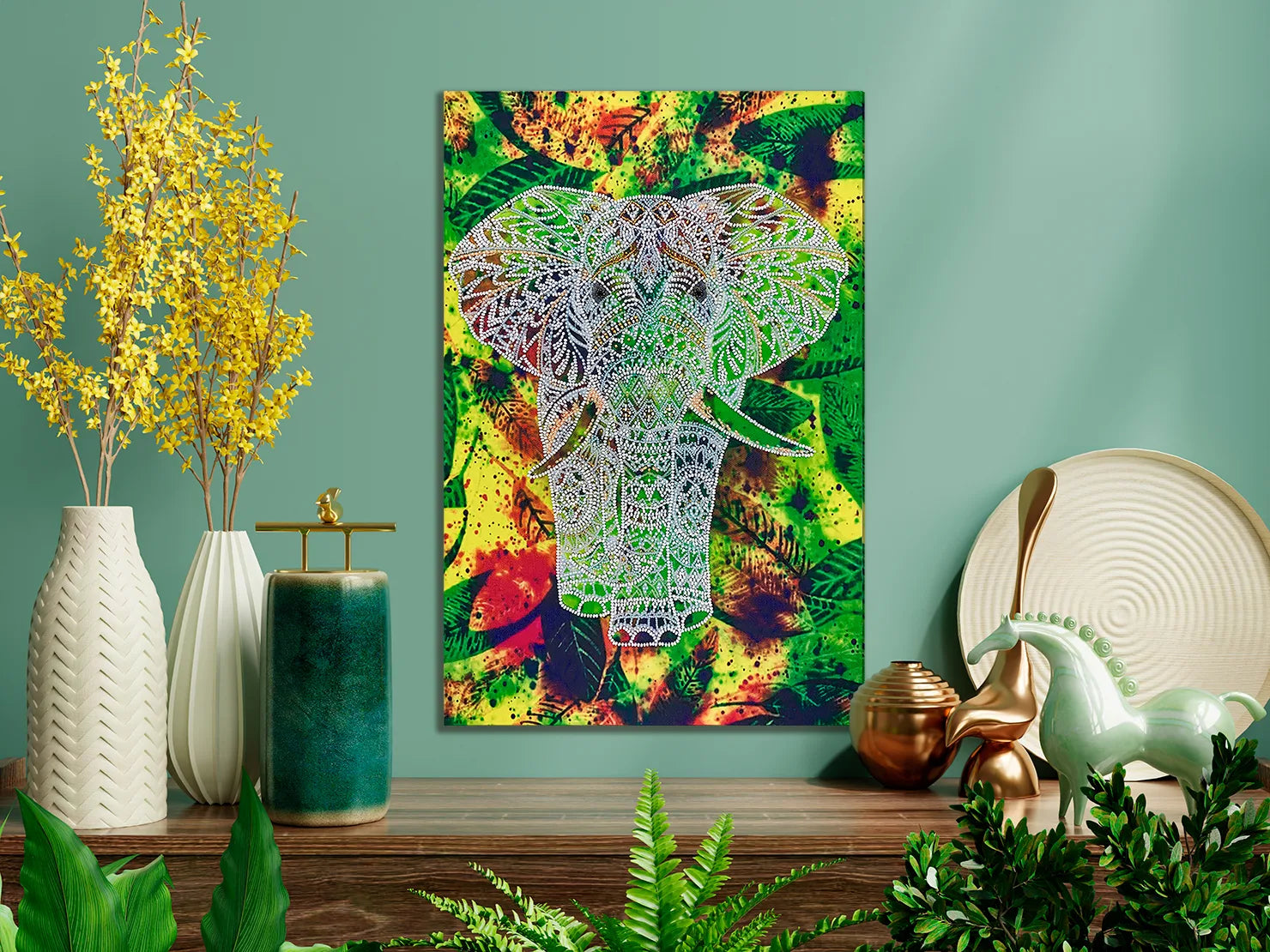 Bead Embroidery Kit Main Bead Embroidery Kit Jungle Song