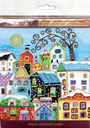 Bead Embroidery Kit Mini Bead embroidery kit Bright houses