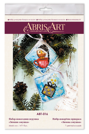 Christmas and New Year Decor Kit Decoration Winter owl