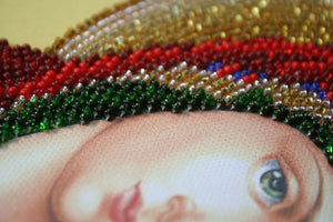 Bead Embroidery Kit Main Bead Embroidery Kit Home iconostasis «Our Lady»