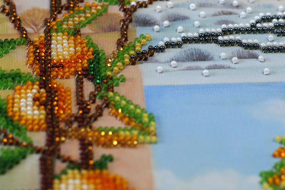 Bead Embroidery Kit Main Bead Embroidery Kit Caravan of seasons