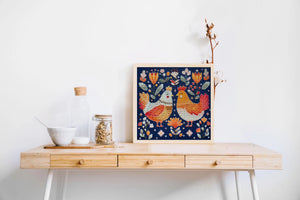 Cross Stitch Kit Cross-stitch kits Best hen friends