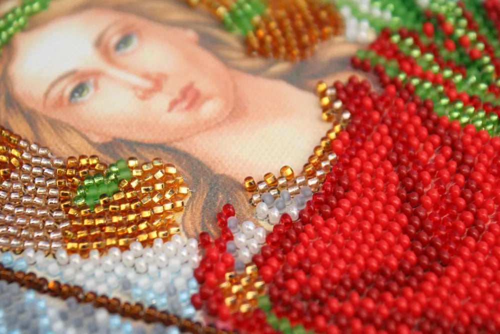 Bead Embroidery Kit Main Bead Embroidery Kit Holy Guardian Angel