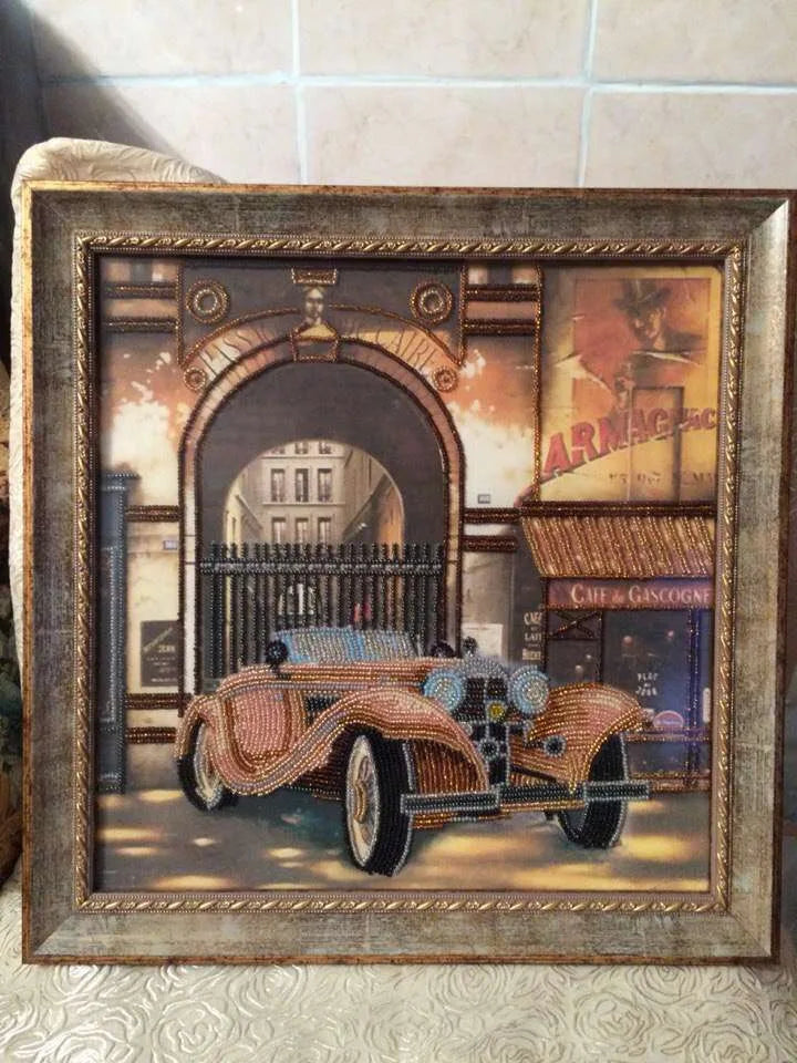 Bead Embroidery Kit Auto Retro – 2
