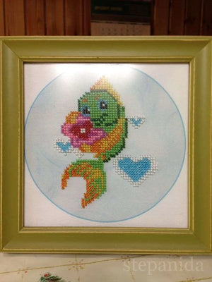 Bead Embroidery Kit Small fish