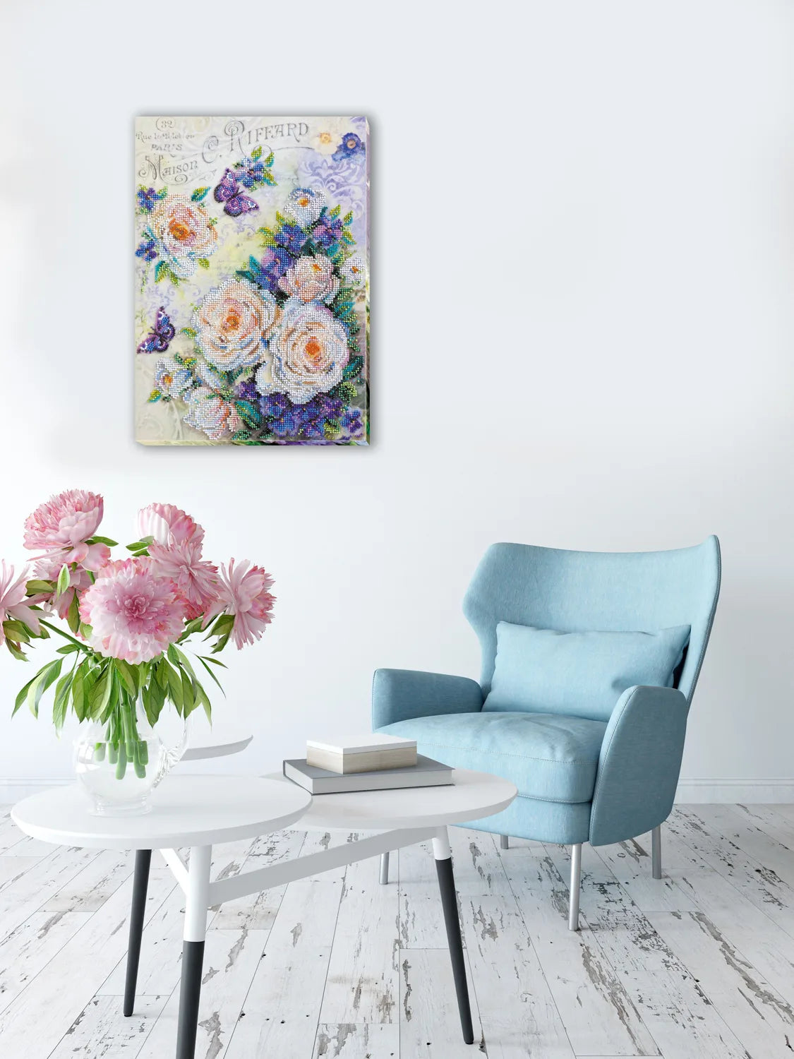 Bead Embroidery Kit Main Bead Embroidery Kit Flowers for your beloved