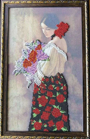Bead Embroidery Kit Main Bead Embroidery Kit Marcela