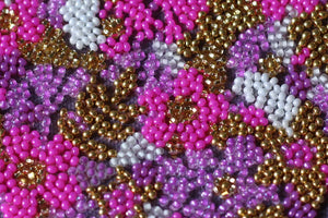 Bead Embroidery Kit Mini Bead embroidery kit Flower ball