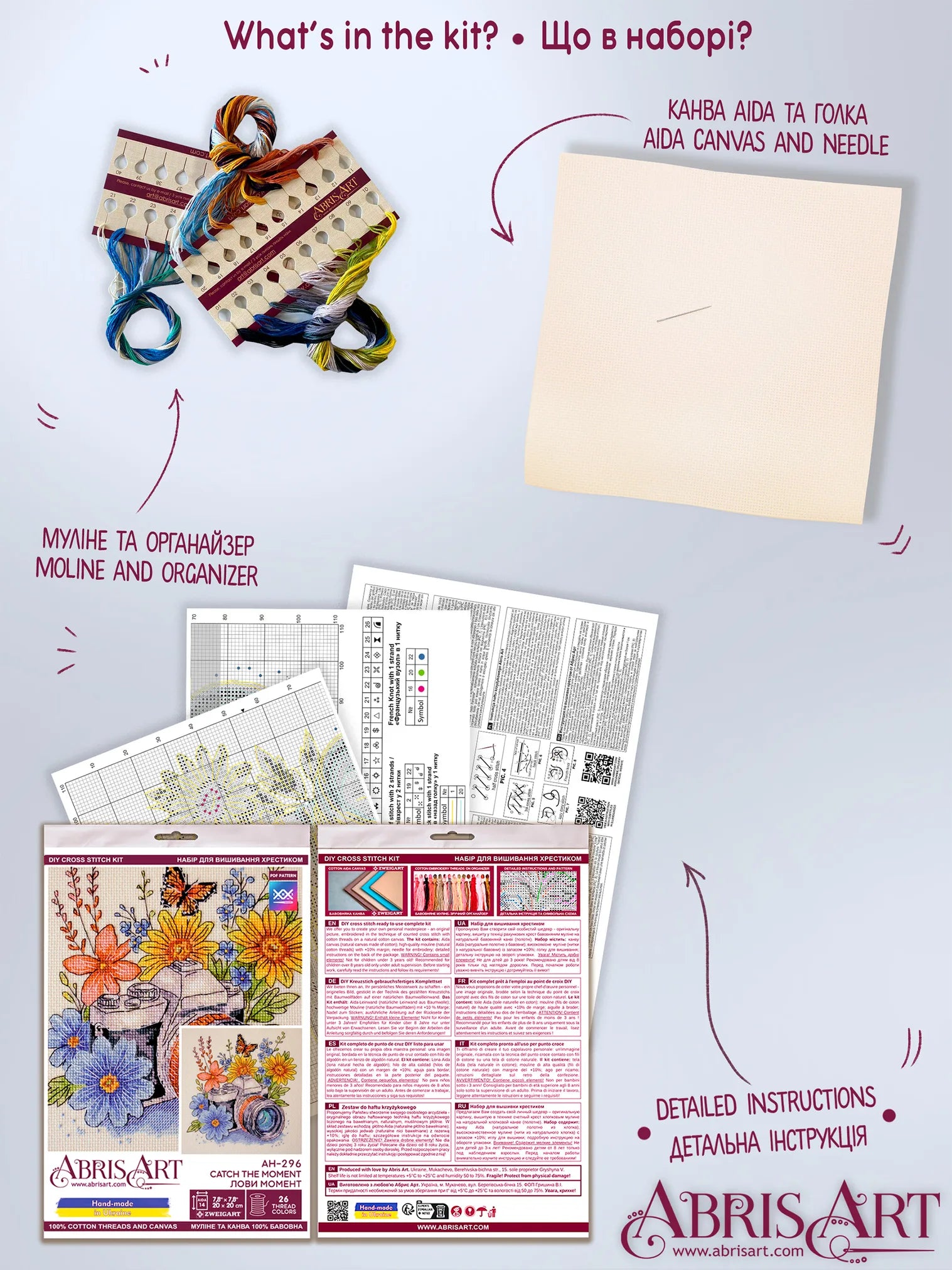 Cross Stitch Kit Cross-stitch kits Catch the Moment