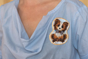 Bead Embroidery Kit On Clothes Decoration Dog