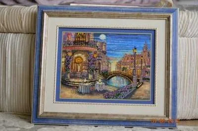 Bead Embroidery Kit Main Bead Embroidery Kit Evening in Seville