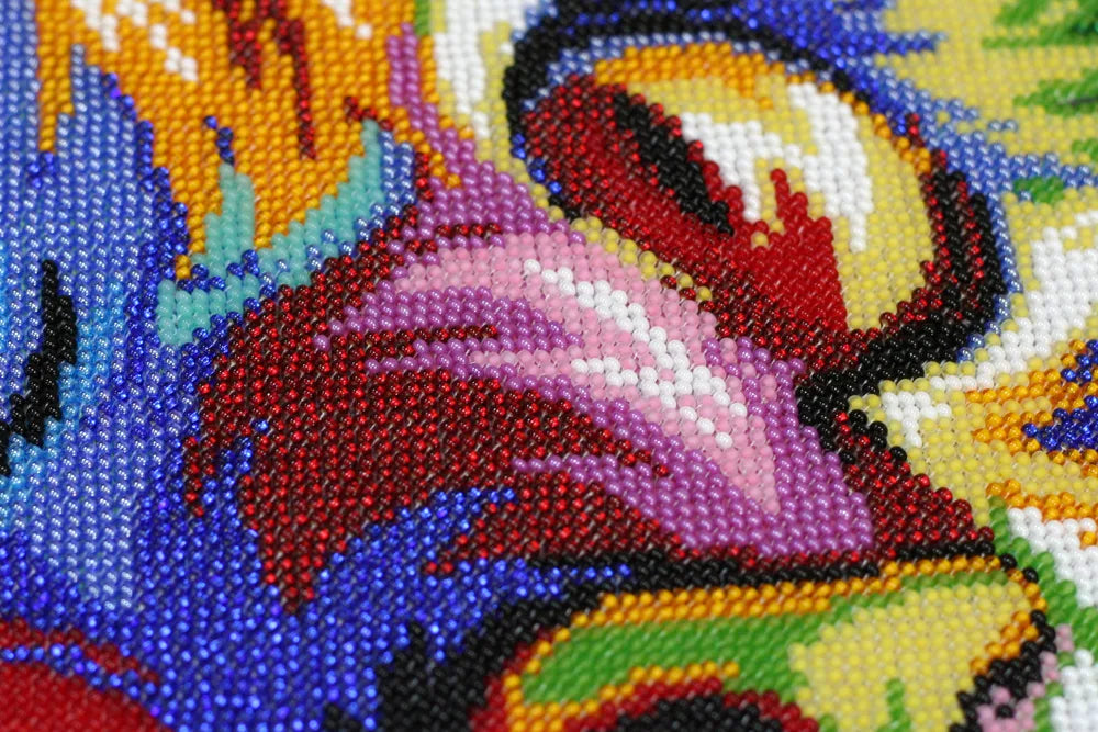 Bead Embroidery Kit Main Bead Embroidery Kit Neon look