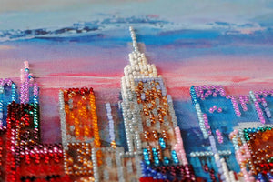 Bead Embroidery Kit Main Bead Embroidery Kit Evening city