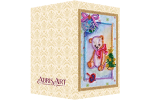 Postcards Bead Embroidery Kit Postcard bead embroidery kits Teddy bear - 3