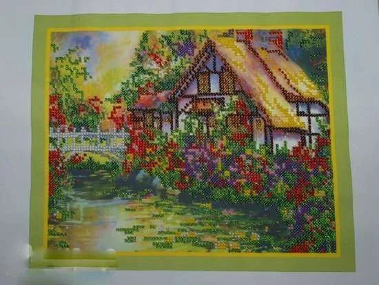 Bead Embroidery Kit Main Bead Embroidery Kit The old bridge
