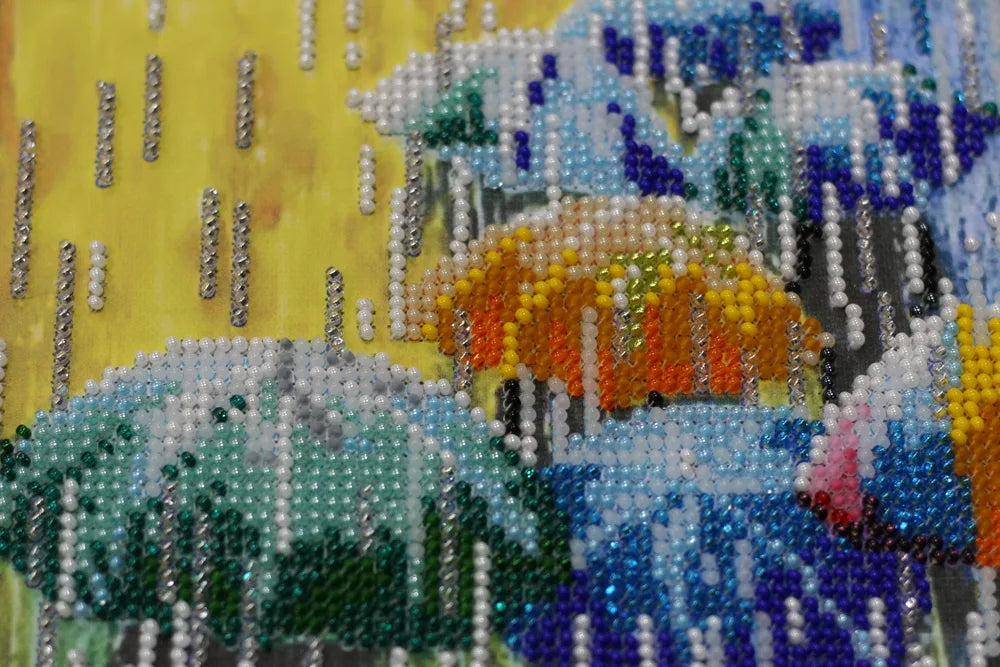 Bead Embroidery Kit Main Bead Embroidery Kit Cheerful umbrellas