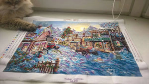 Bead Embroidery Kit Main Bead Embroidery Kit Merry Yule