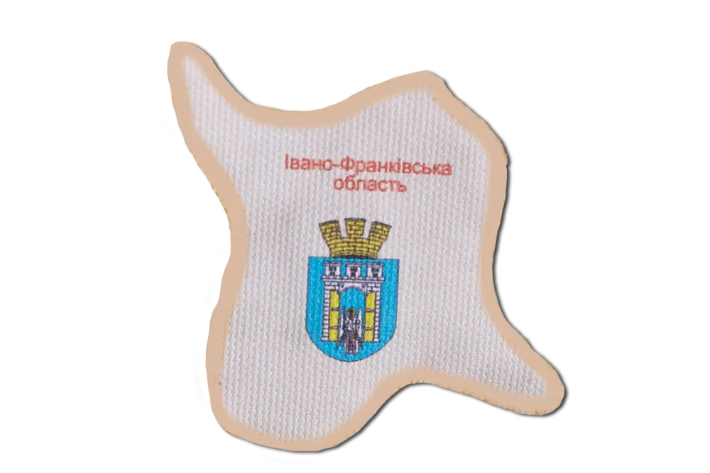 Magnets Bead Embroidery Kit Kits for embroidery with beads magnets "Map of Ukraine" Ivano-Frankivsk region