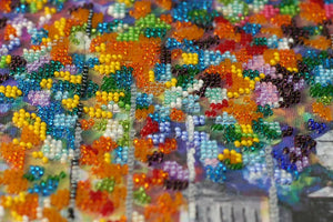 Bead Embroidery Kit Main Bead Embroidery Kit A town wakes up