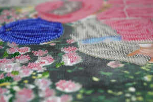 Bead Embroidery Kit Date on the porch