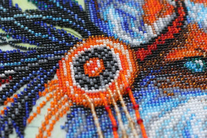 Bead Embroidery Kit Main Bead Embroidery Kit Red fox