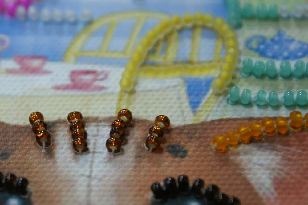 Bead Embroidery Kit Mini Bead embroidery kit Yummy!