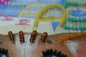 Bead Embroidery Kit Mini Bead embroidery kit Yummy!
