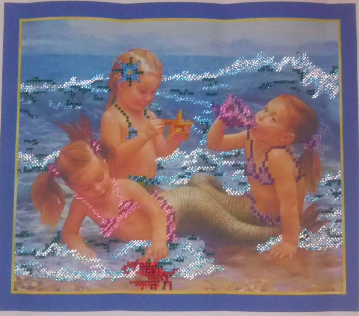 Bead Embroidery Kit Mermaids