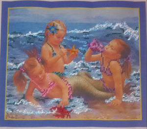 Bead Embroidery Kit Mermaids