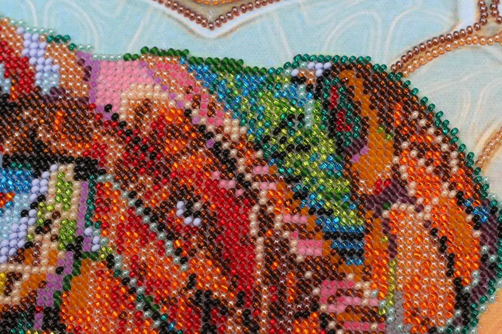 Bead Embroidery Kit Main Bead Embroidery Kit Mosaic elephant