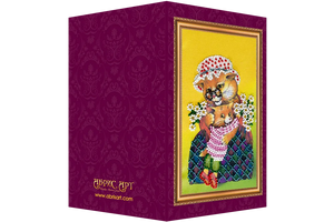 Postcards Bead Embroidery Kit Postcard Bead embroidery kit Dear Grandma – 1