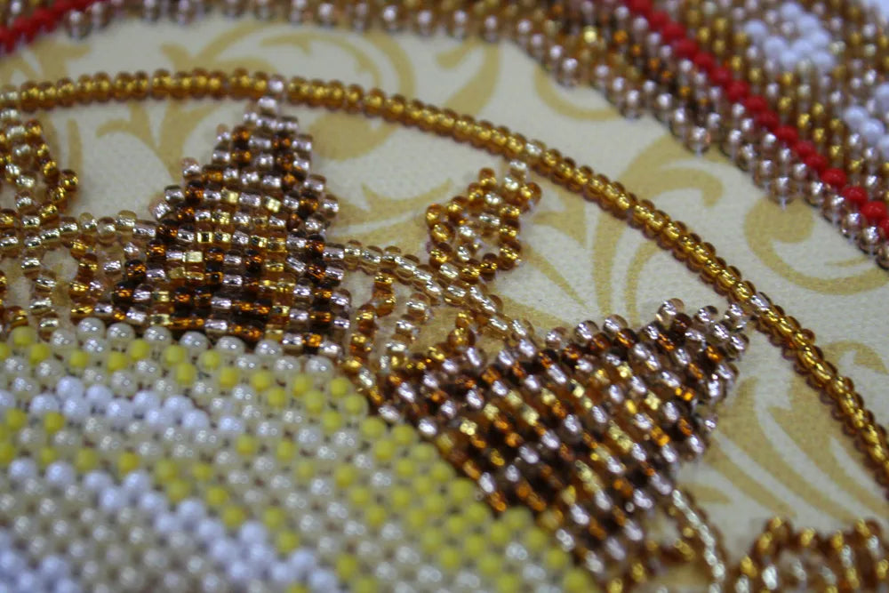 Bead Embroidery Kit Main Bead Embroidery Kit Icon of the Mother of God of «Tenderness»