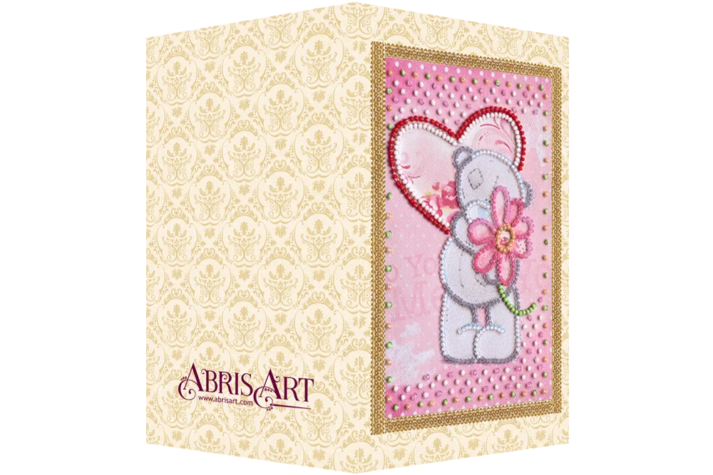 Postcards Bead Embroidery Kit Postcard bead embroidery kits With love – 3