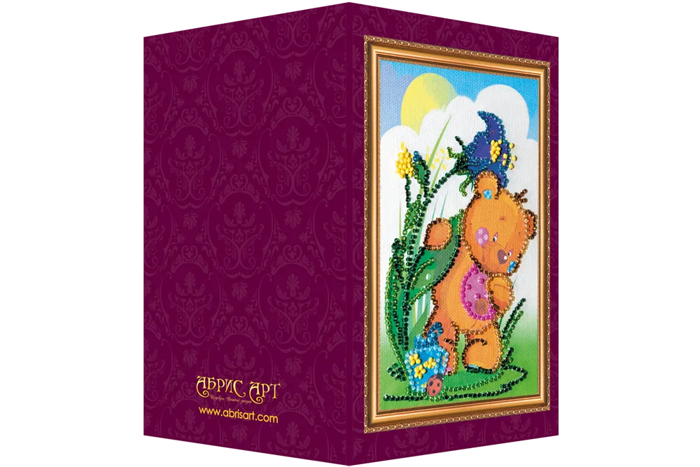 Postcards Bead Embroidery Kit Postcard Bead embroidery kit Happy 8th of March (Women's Day) – 6